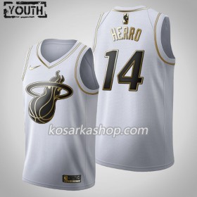 Dres Miami Heat Tyler Herro 14 Nike 2019-20 Bijela Golden Edition Swingman - Dječji